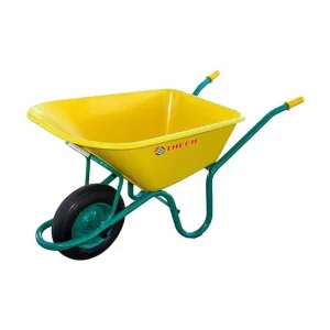 Carretilla C1/570 Nylon Amarilla 100 litros (Rueda noRosca Machoal)