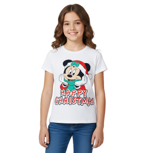 Blusa navideña para niña de Mickey