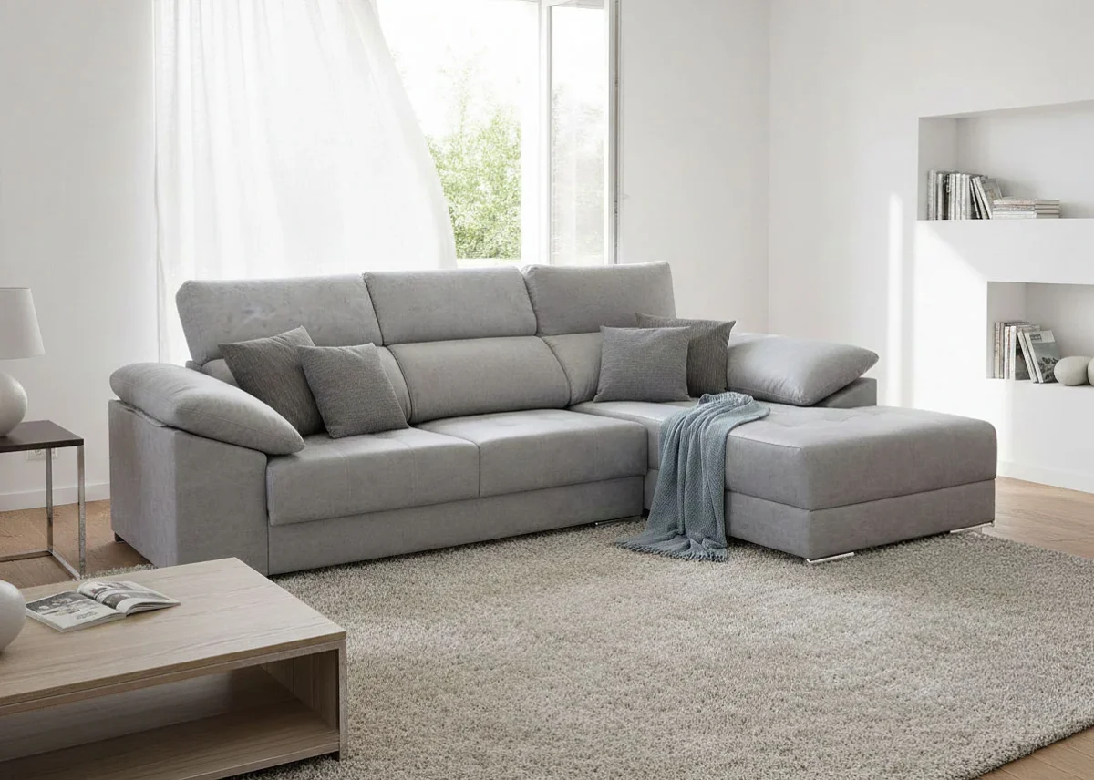 Mega Sofa Chaise Longue 300cm Santorini - Imagen 2